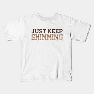 Just Keep Shimming Funny Woodworking Kids T-Shirt